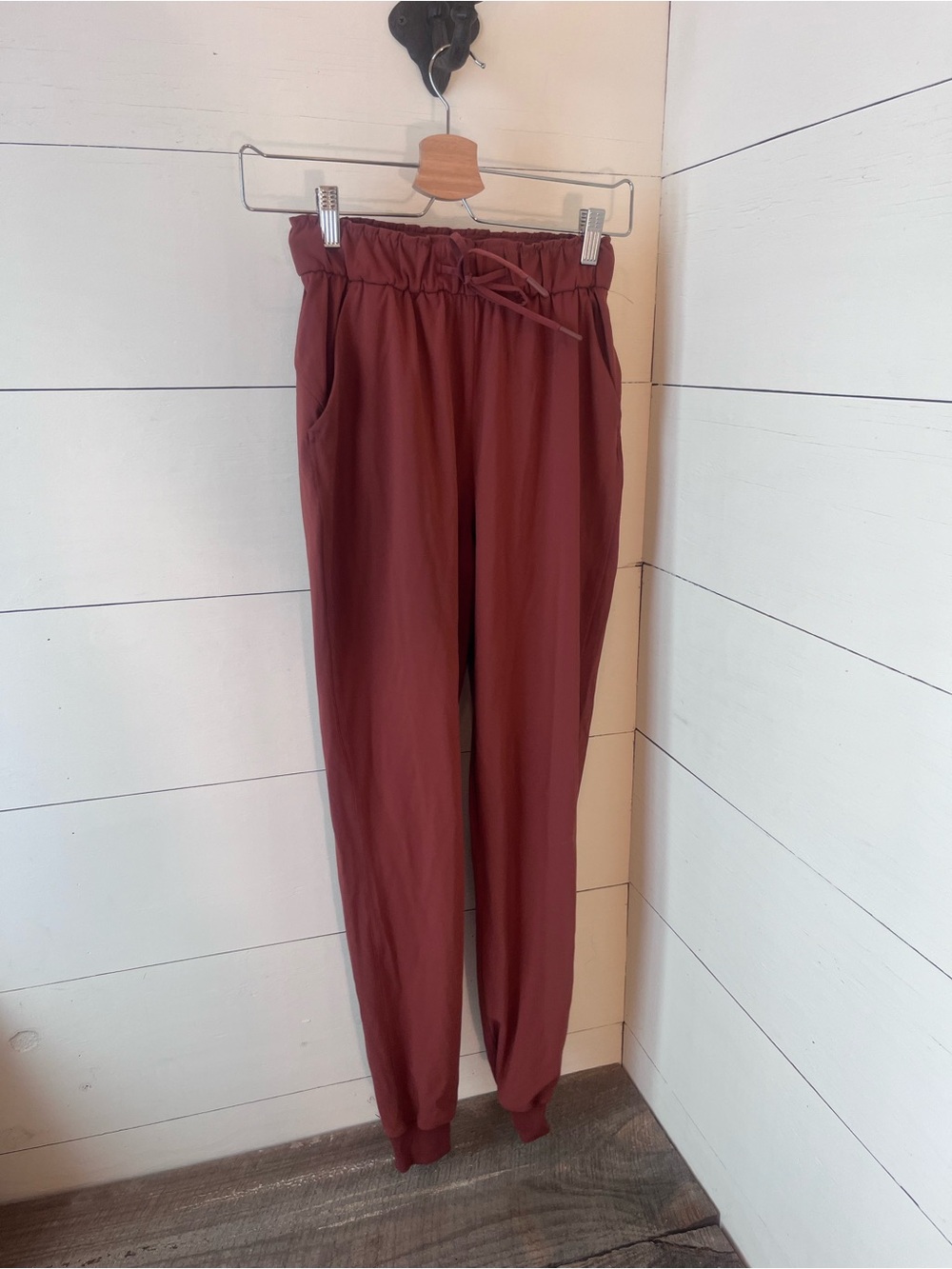 lululemon athletica burnt orange Track Pants